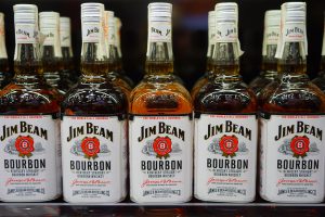 Jim Beam bottles