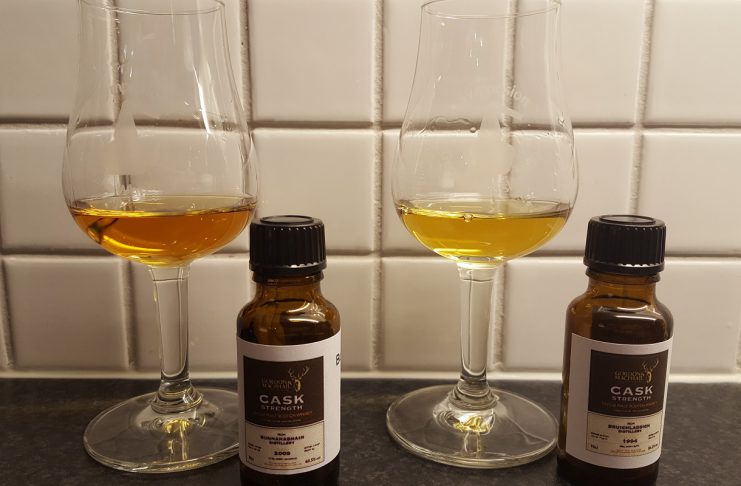 Bruichladdich 1994 och Bunnahabhain 2009 från Gordon & MacPhails Cask Strength-serie