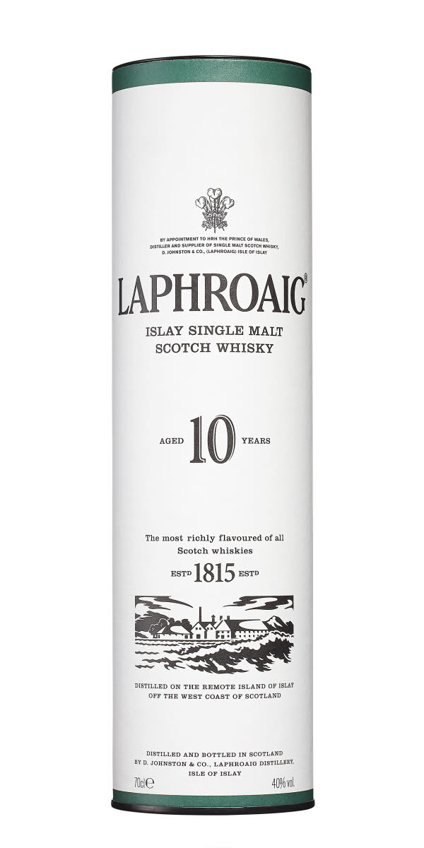 Laphroaig 10 Yrs 40% 700 ml & 350 ml